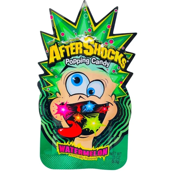 Aftershocks Watermelon Popping Candy 0.33oz/9.3g - Pack of 24 - Image 2