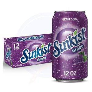 Sunkist Grape 12fl oz/355ml - Pack of 12